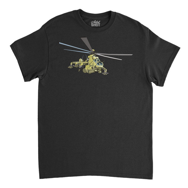 Cartoon Military Helicopter Vintage Classic T-shirt by zwicklruhsanw | Artistshot