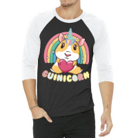 Guinea Pig Guinicorn Cute Pet Quote 3/4 Sleeve Shirt | Artistshot