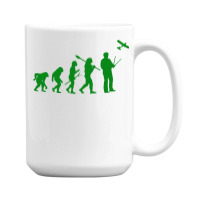 Modeling Airplane Evolution Gift Retro 15 Oz Coffee Mug | Artistshot