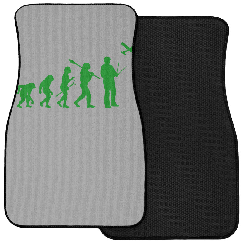 Modeling Airplane Evolution Gift Retro Front Car Mat | Artistshot