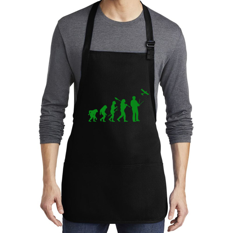 Modeling Airplane Evolution Gift Retro Medium-length Apron | Artistshot