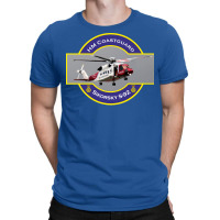 Hm Coastguard Search And Rescue Helicopter Blue Cu T-shirt | Artistshot