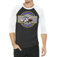 Hm Coastguard Search And Rescue Helicopter Blue Cu 3/4 Sleeve Shirt | Artistshot