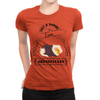 Just A Human Who Loves A Cute Ladies Fitted T-shirt | Artistshot