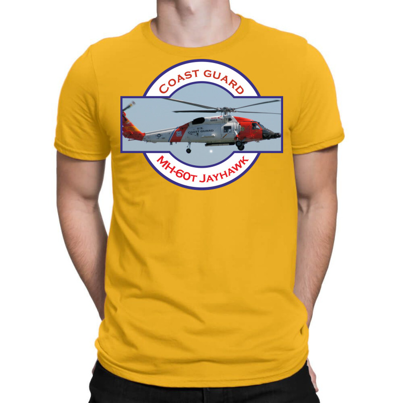 Us Coastguard Search And Rescue Helicopter Stars T-shirt | Artistshot