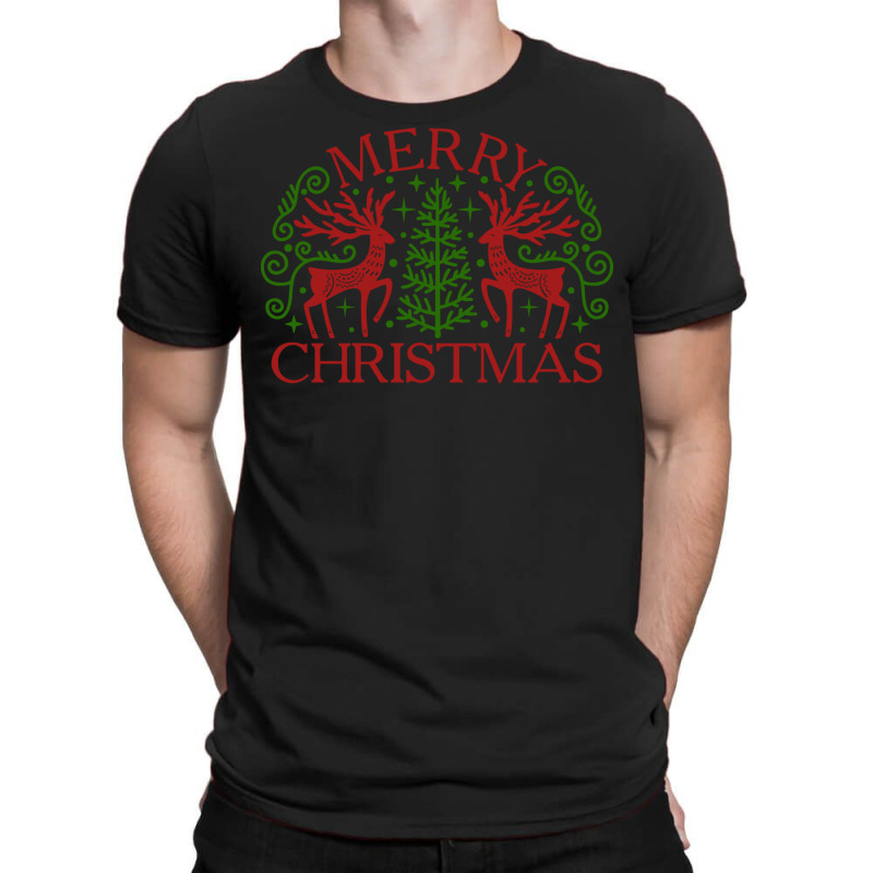 Christmas Deer Aesthetic T-Shirt by anwtizahlest | Artistshot