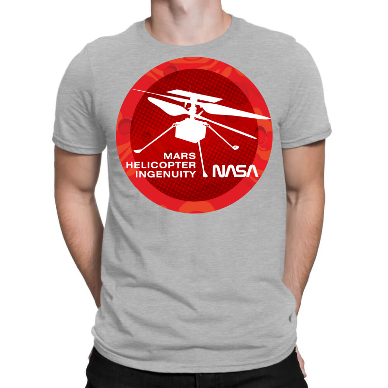 Mars Helicopter Ingenuity Silhouette Humor T-shirt | Artistshot