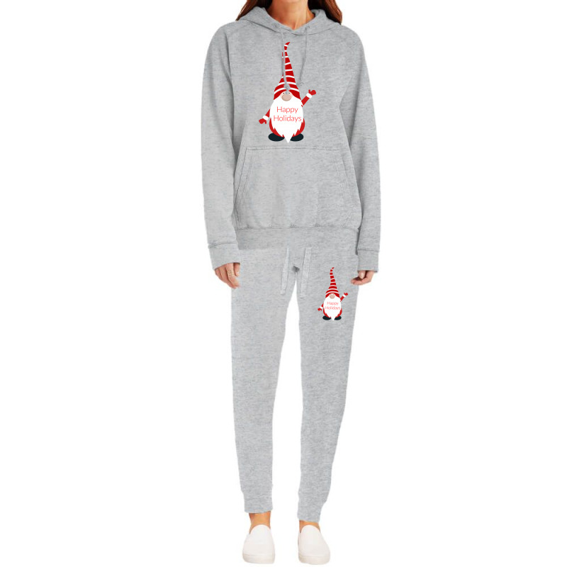 Happy Holidays Gnome Gift Hoodie & Jogger set by anwtizahlest | Artistshot