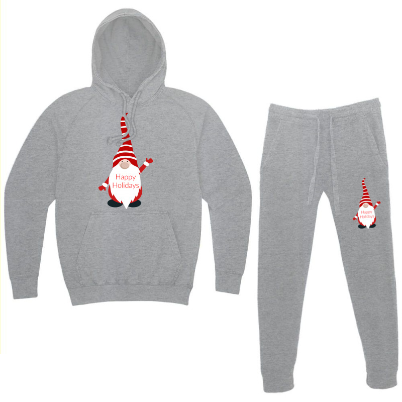 Happy Holidays Gnome Gift Hoodie & Jogger set by anwtizahlest | Artistshot