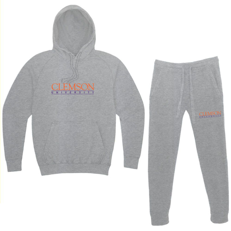 Clemson University Wordmark Hoodie & Jogger Set | Artistshot