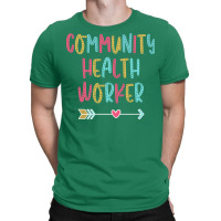 Community Health Worker Fun Casual Boho Design T-shirt | Artistshot