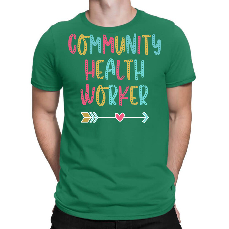 Community Health Worker Fun Casual Boho Design T-shirt | Artistshot