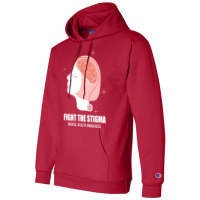 Fight The Stigma Mental Health Awareness Girl Champion Hoodie | Artistshot