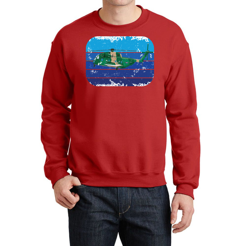 Navi Helicopter Vintage Aesthetic Crewneck Sweatshirt by mahimnafezi1 | Artistshot