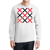 X Nine Black And Red Gift Long Sleeve Shirts | Artistshot