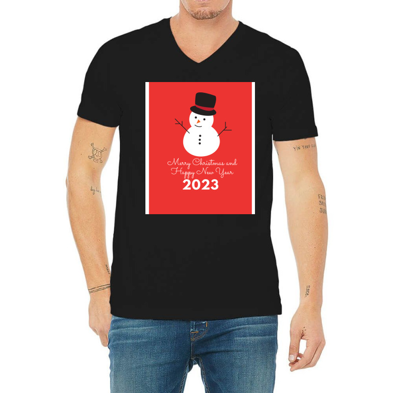 New Year 2k23 Cute V-neck Tee | Artistshot