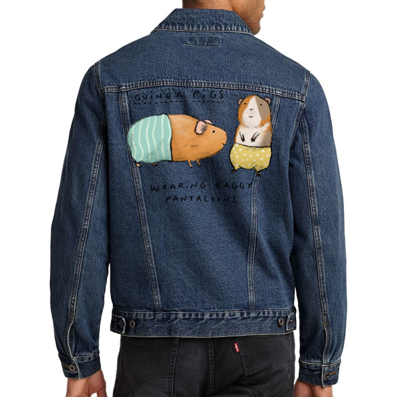 Guinea Pigs Wearing Baggy Pantaloons Trending Men Denim Jacket by brlakoeckm | Artistshot