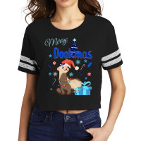 Merry Dookmas Ferret Christmas Design Cold Edition Scorecard Crop Tee | Artistshot