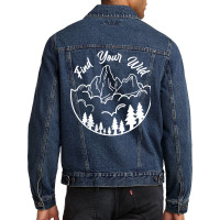 Find Your Wild Stars Men Denim Jacket | Artistshot