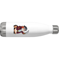 Captain Hamster Pirate Gold Hamster Stainless Steel Water Bottle | Artistshot