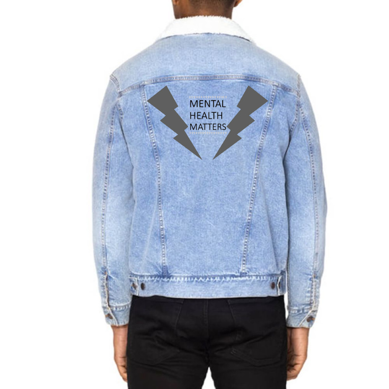 Mental Health Matters Tumblr Cute Unisex Sherpa-Lined Denim Jacket by mennahprojal8 | Artistshot