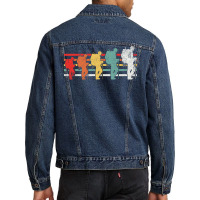 Hiking Hiker Hike Aesthetic Men Denim Jacket | Artistshot