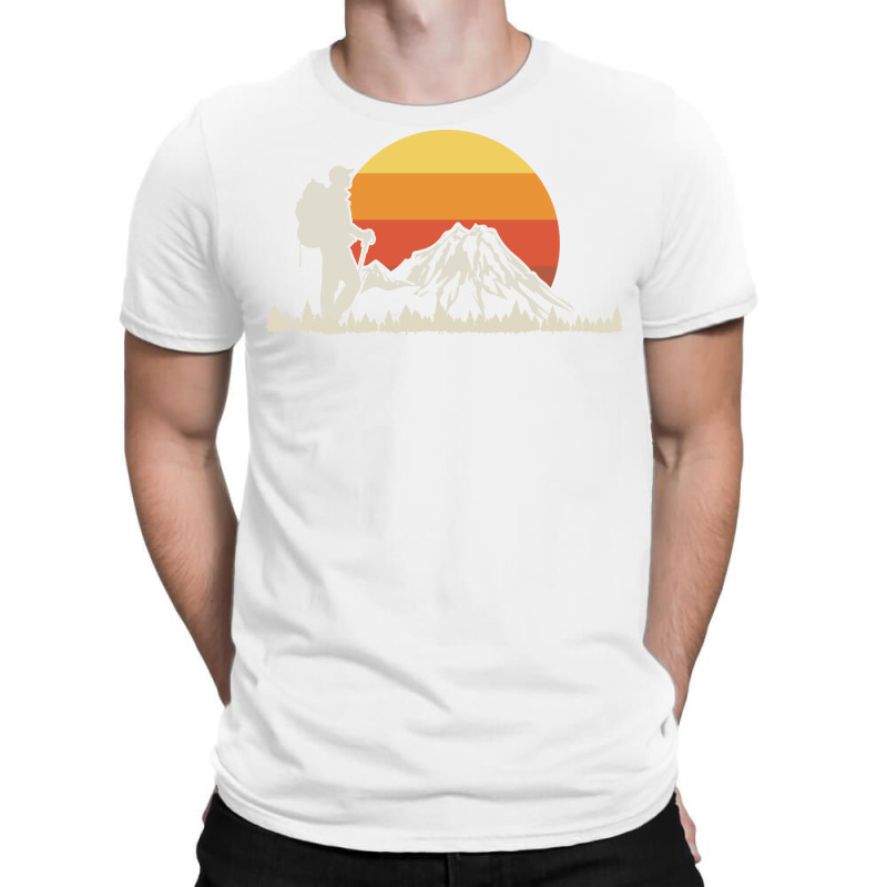 Hiking Hiker Mountain Nostalgia T-Shirt by aynarsaydani | Artistshot