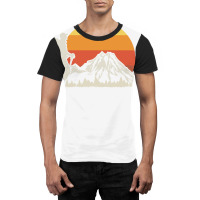 Hiking Hiker Mountain Nostalgia Graphic T-shirt | Artistshot