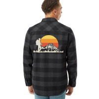 Hiking Hiker Mountain Nostalgia Flannel Shirt | Artistshot