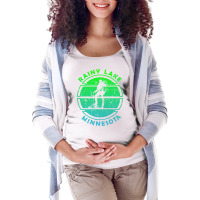 Hiking At Rainy Lake Minnesota Hippie Maternity Scoop Neck T-shirt | Artistshot