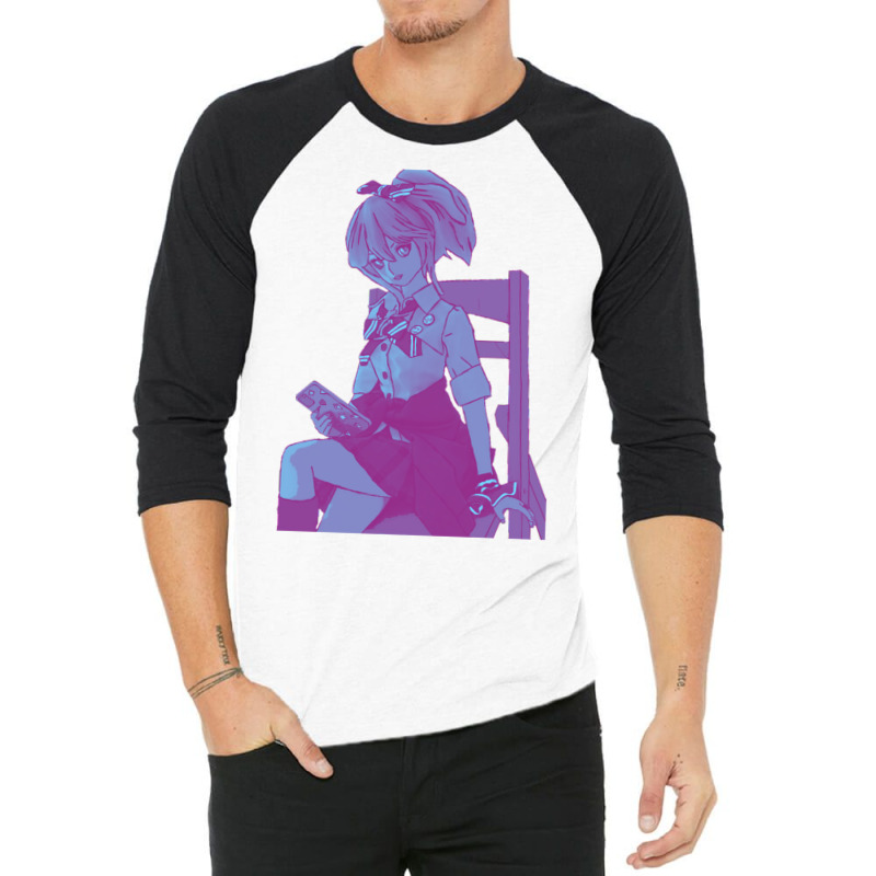 Anime High School Student Funny 3/4 Sleeve Shirt | Artistshot