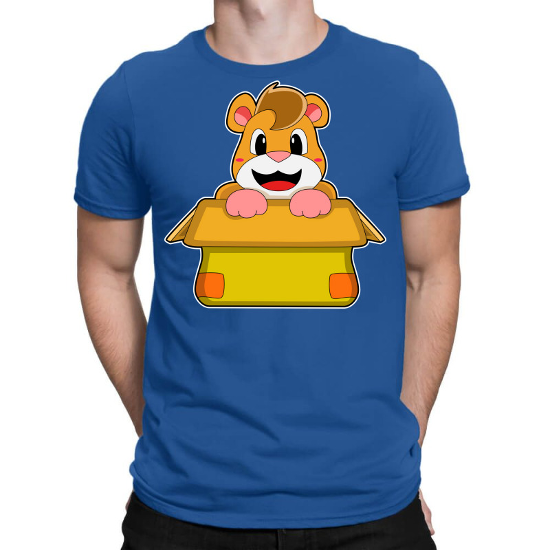 Hamster With Box Hipster T-shirt | Artistshot