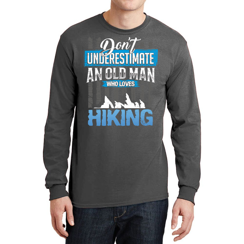 Hiking Gift For Grandpa Girl Long Sleeve Shirts | Artistshot