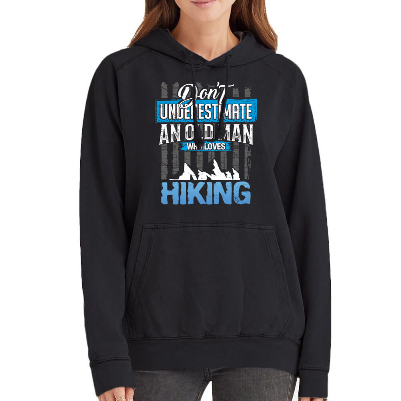 Hiking Gift For Grandpa Girl Vintage Hoodie | Artistshot