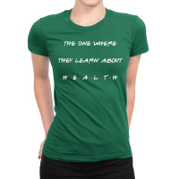 The One Where They Learn About Health Music Ladies Fitted T-shirt | Artistshot