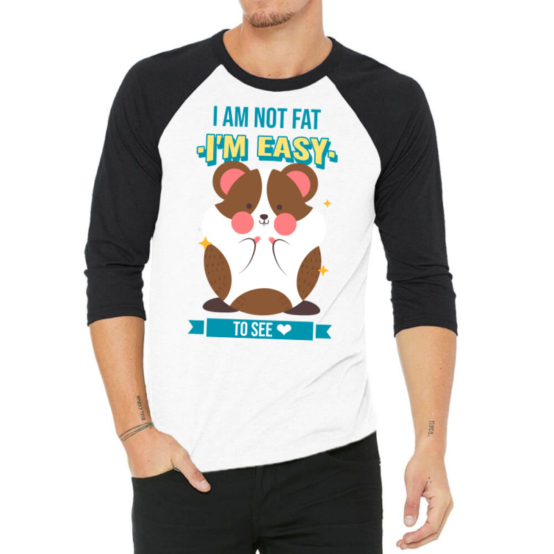 Im Not A Fat Guinea Pig Nature 3/4 Sleeve Shirt | Artistshot