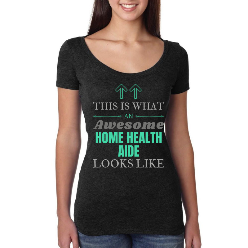 Home Health Aide Love Women's Triblend Scoop T-shirt by tohtarailseg | Artistshot