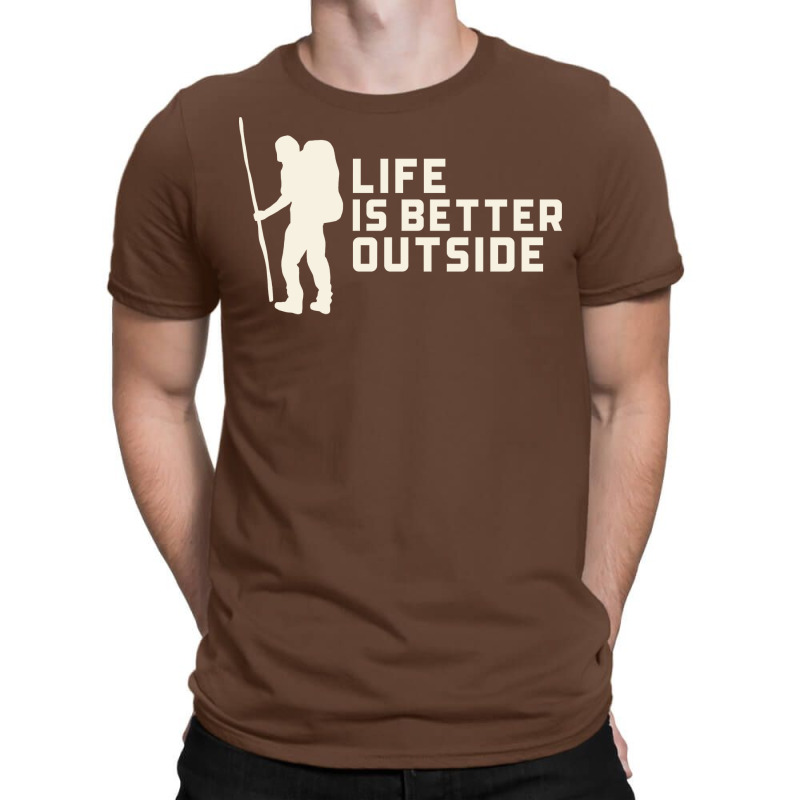 Life Is Better Outside Funny T-Shirt by aynarsaydani | Artistshot