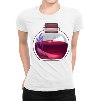 Health Potion Blue Ladies Fitted T-shirt | Artistshot