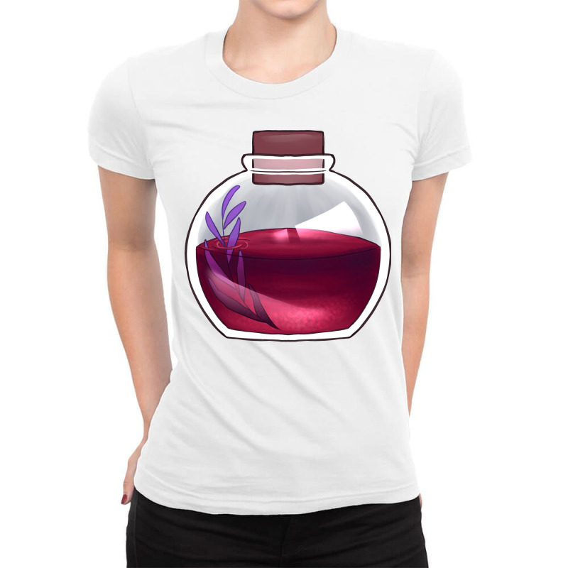 Health Potion Blue Ladies Fitted T-Shirt by tisorozdaneas | Artistshot