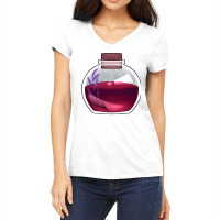 Health Potion Blue Women's V-neck T-shirt | Artistshot