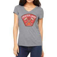 Crater Lake National Park Oregon Hipster Women's V-neck T-shirt | Artistshot