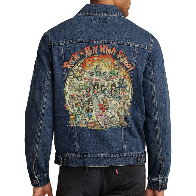 Rock N Roll High School 1979 Boy Men Denim Jacket | Artistshot