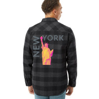 New York City   New York   Usa   Liberty Statue Of Flannel Shirt | Artistshot