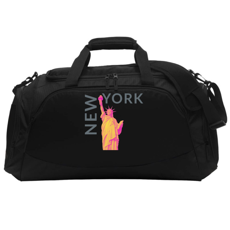 New York City   New York   Usa   Liberty Statue Of Active Duffel | Artistshot