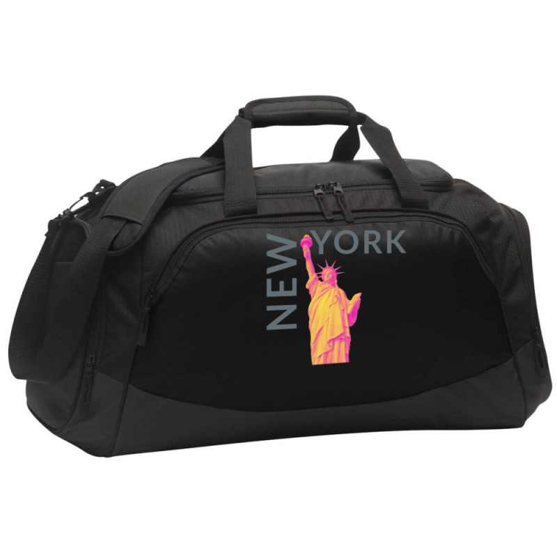 New York City   New York   Usa   Liberty Statue Of Active Duffel | Artistshot