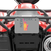 New York City   New York   Usa   Liberty Statue Of Atv License Plate | Artistshot