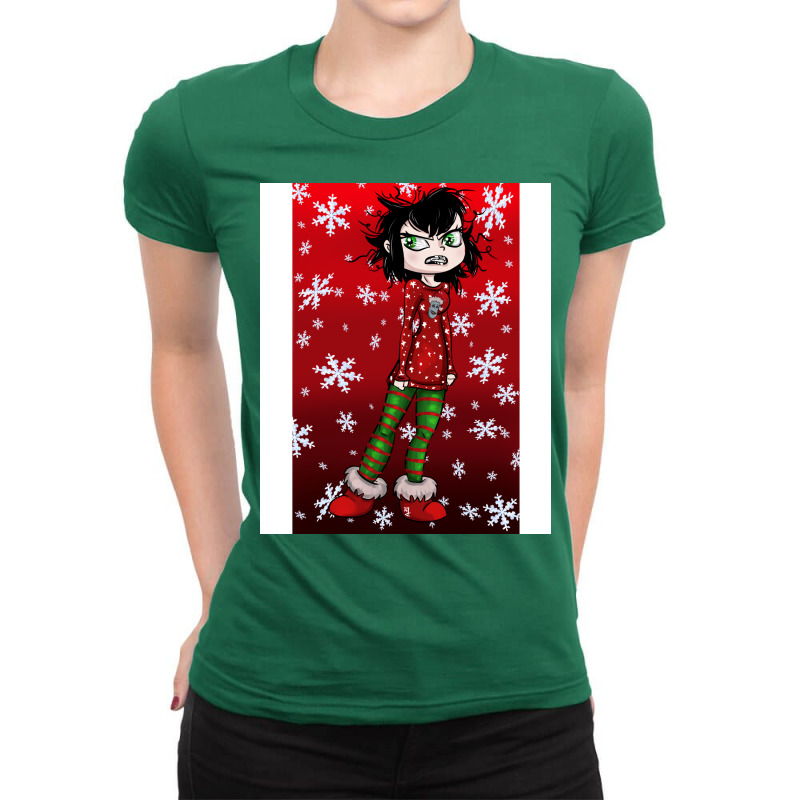 Hotel Transylvania Holidays Tumblr Ladies Fitted T-Shirt by lefdalrumazon | Artistshot