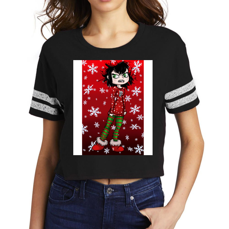 Hotel Transylvania Holidays Tumblr Scorecard Crop Tee by lefdalrumazon | Artistshot