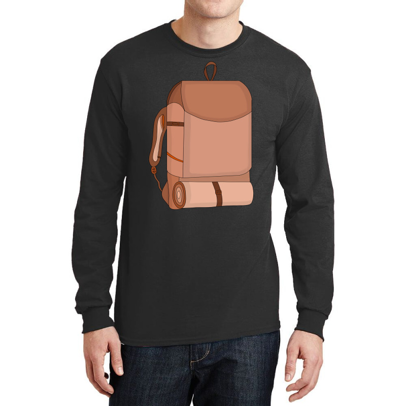 Camping Bag 70s Long Sleeve Shirts | Artistshot